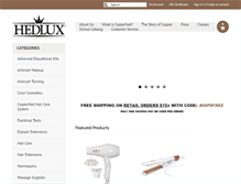 Tablet Screenshot of hedlux.com